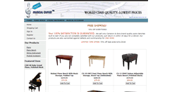 Desktop Screenshot of discountmusicaloutlet.net